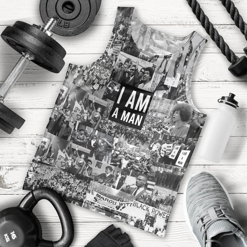 Black Power Men Tank Top African American Culture - Wonder Print Shop