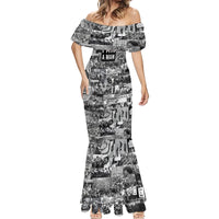 Black Power Mermaid Dress African American Culture - Wonder Print Shop