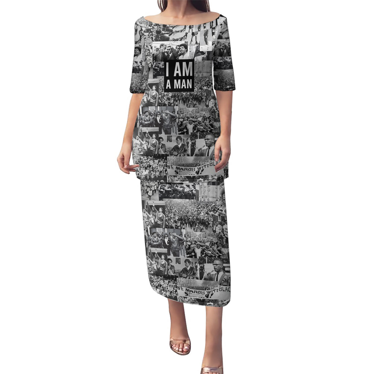 Black Power Puletasi African American Culture - Wonder Print Shop