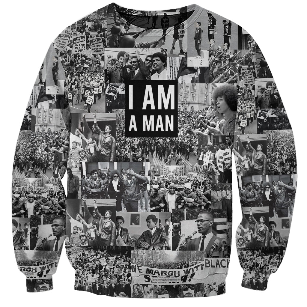 Black Power Sweatshirt African American Culture - Wonder Print Shop
