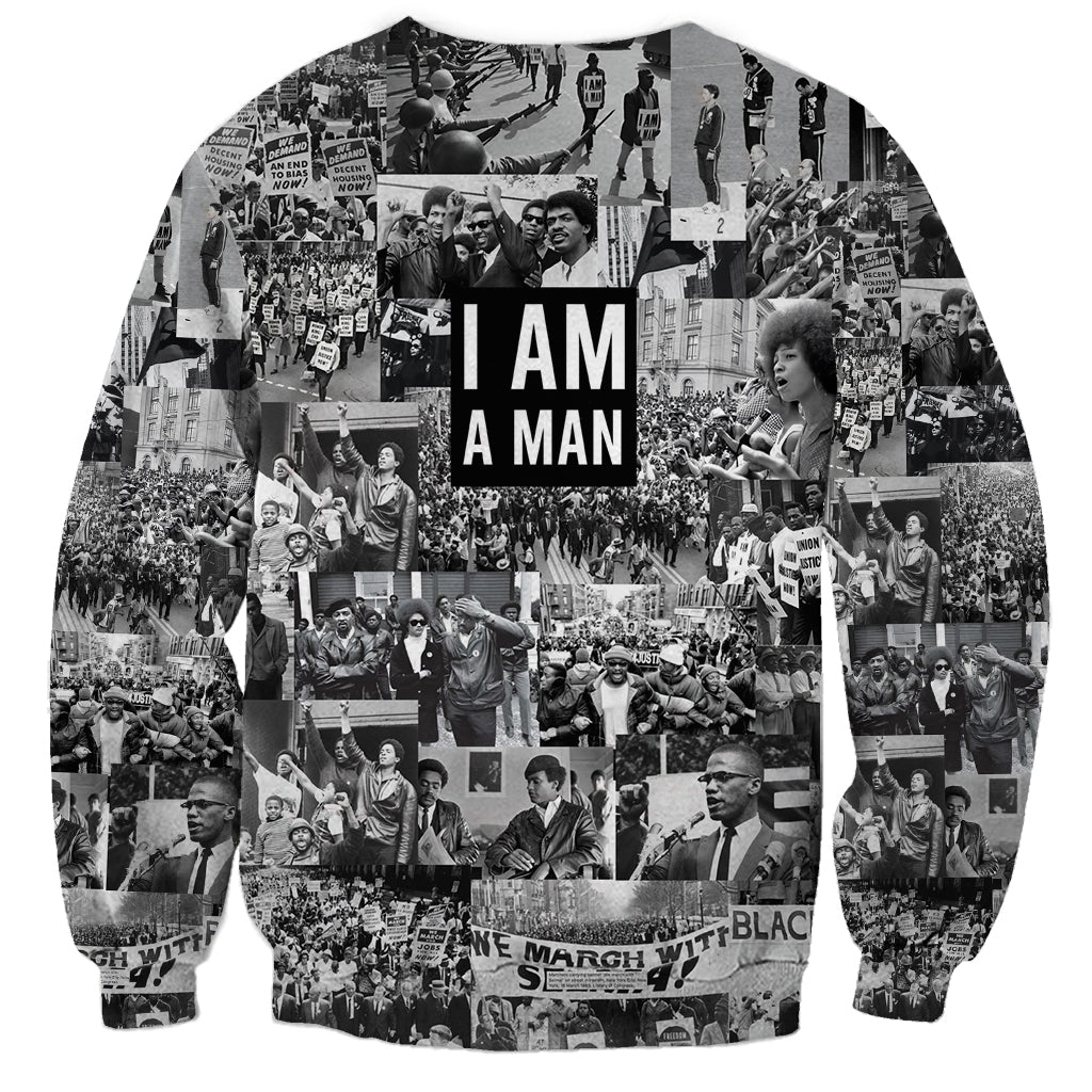 Black Power Sweatshirt African American Culture - Wonder Print Shop