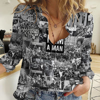 Black Power Women Casual Shirt African American Culture - Wonder Print Shop