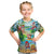 Guam Christmas Kid T Shirt Santa Claus Beach and Wave - Wonder Print Shop