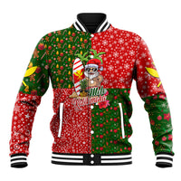 Hawaii Christmas Baseball Jacket Mele Kalikimaka Kanaka Maoli - Wonder Print Shop