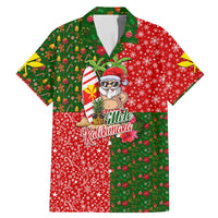 Hawaii Christmas Family Matching Mermaid Dress and Hawaiian Shirt Mele Kalikimaka Kanaka Maoli - Wonder Print Shop