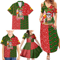 Hawaii Christmas Family Matching Summer Maxi Dress and Hawaiian Shirt Mele Kalikimaka Kanaka Maoli - Wonder Print Shop
