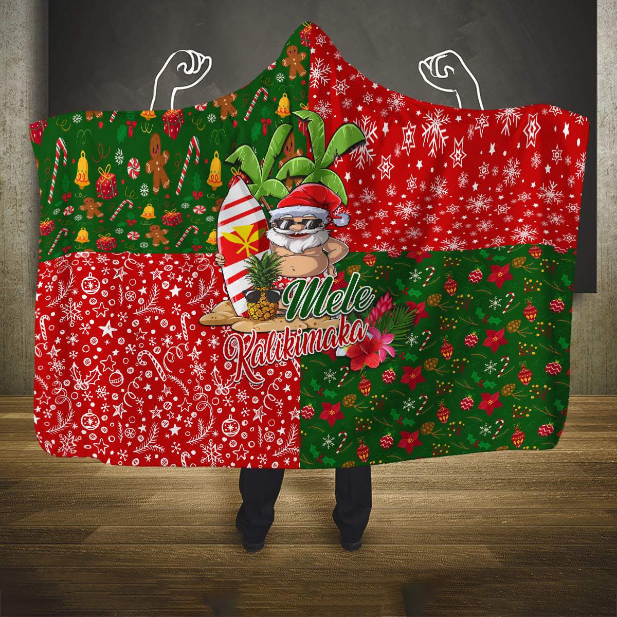 hawaii-christmas-hooded-blanket-mele-kalikimaka-kanaka-maoli