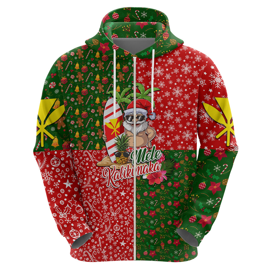 Hawaii Christmas Hoodie Dress Mele Kalikimaka Kanaka Maoli - Wonder Print Shop