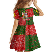 Hawaii Christmas Kid Short Sleeve Dress Mele Kalikimaka Kanaka Maoli - Wonder Print Shop