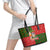Hawaii Christmas Leather Tote Bag Mele Kalikimaka Kanaka Maoli - Wonder Print Shop