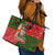 Hawaii Christmas Leather Tote Bag Mele Kalikimaka Kanaka Maoli - Wonder Print Shop