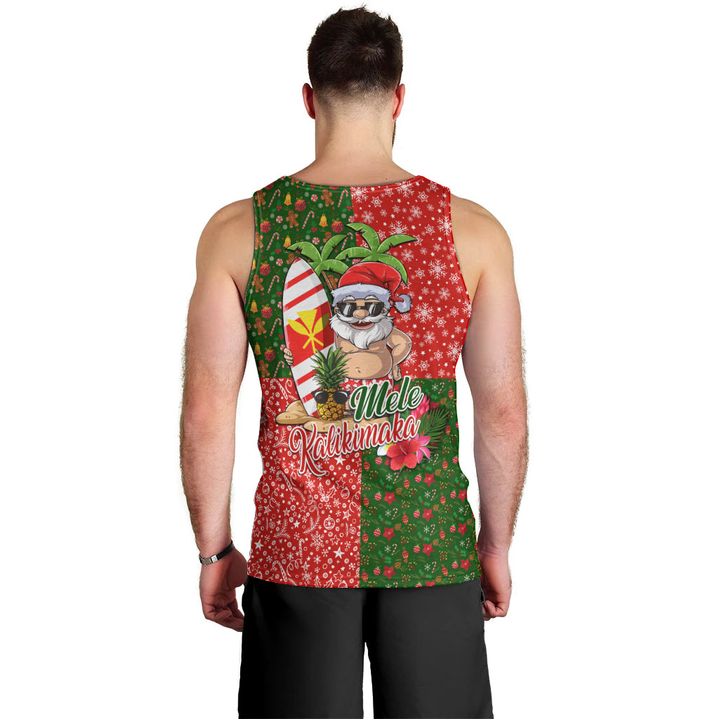 Hawaii Christmas Men Tank Top Mele Kalikimaka Kanaka Maoli - Wonder Print Shop