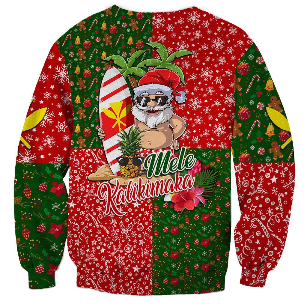 Hawaii Christmas Sweatshirt Mele Kalikimaka Kanaka Maoli - Wonder Print Shop