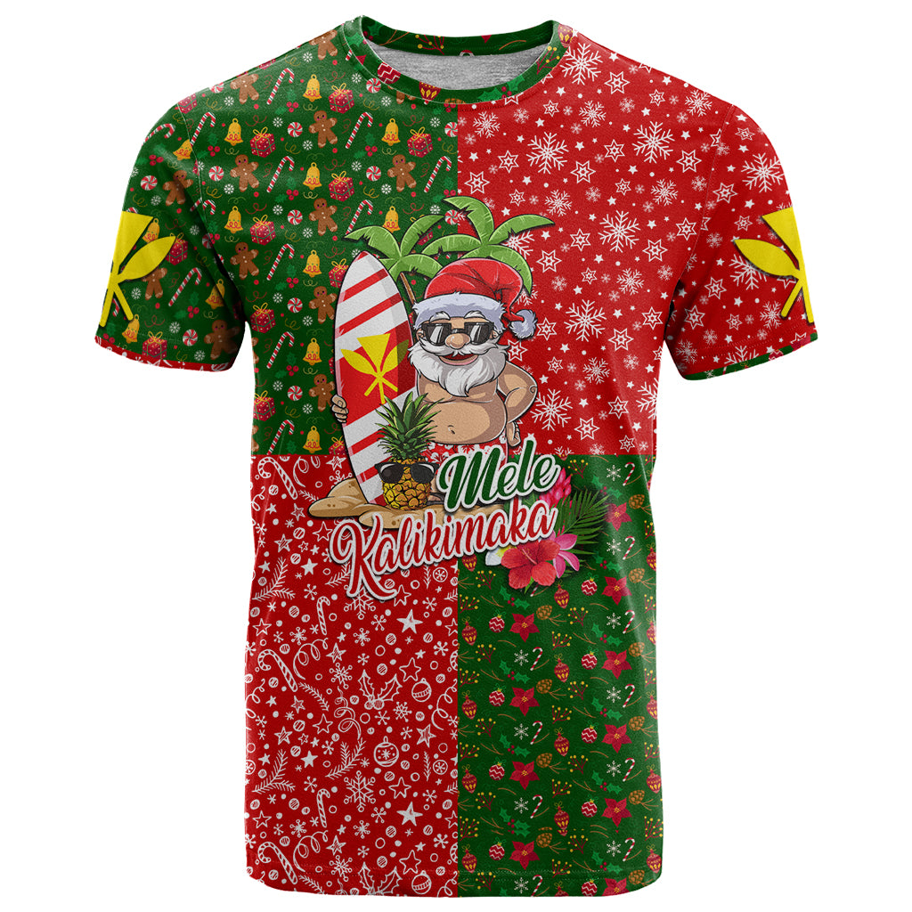 Hawaii Christmas T Shirt Mele Kalikimaka Kanaka Maoli - Wonder Print Shop