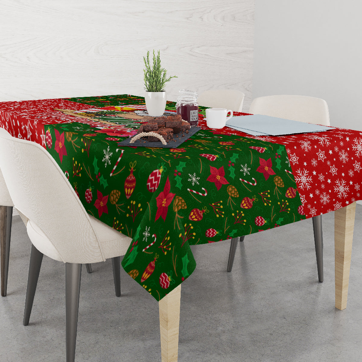 Hawaii Christmas Tablecloth Mele Kalikimaka Kanaka Maoli - Wonder Print Shop