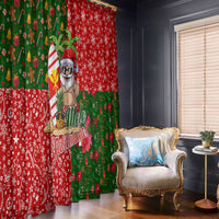 Hawaii Christmas Window Curtain Mele Kalikimaka Kanaka Maoli - Wonder Print Shop