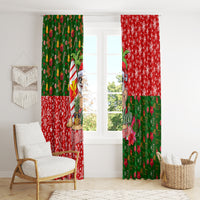 Hawaii Christmas Window Curtain Mele Kalikimaka Kanaka Maoli - Wonder Print Shop