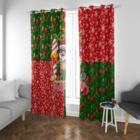 Hawaii Christmas Window Curtain Mele Kalikimaka Kanaka Maoli - Wonder Print Shop