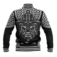 Geometric Head Lion Baseball Jacket - Wonder Print Shop
