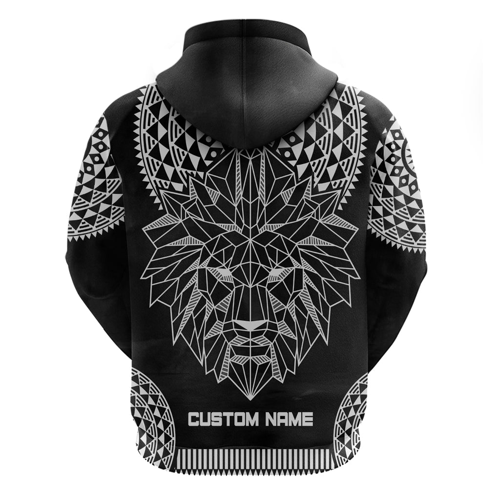 Geometric Head Lion Hoodie - Wonder Print Shop