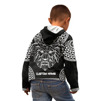 Geometric Head Lion Kid Hoodie - Wonder Print Shop