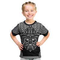 Geometric Head Lion Kid T Shirt - Wonder Print Shop