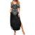 Geometric Head Lion Summer Maxi Dress - Wonder Print Shop