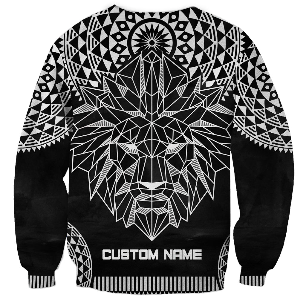 Geometric Head Lion Sweatshirt - Wonder Print Shop