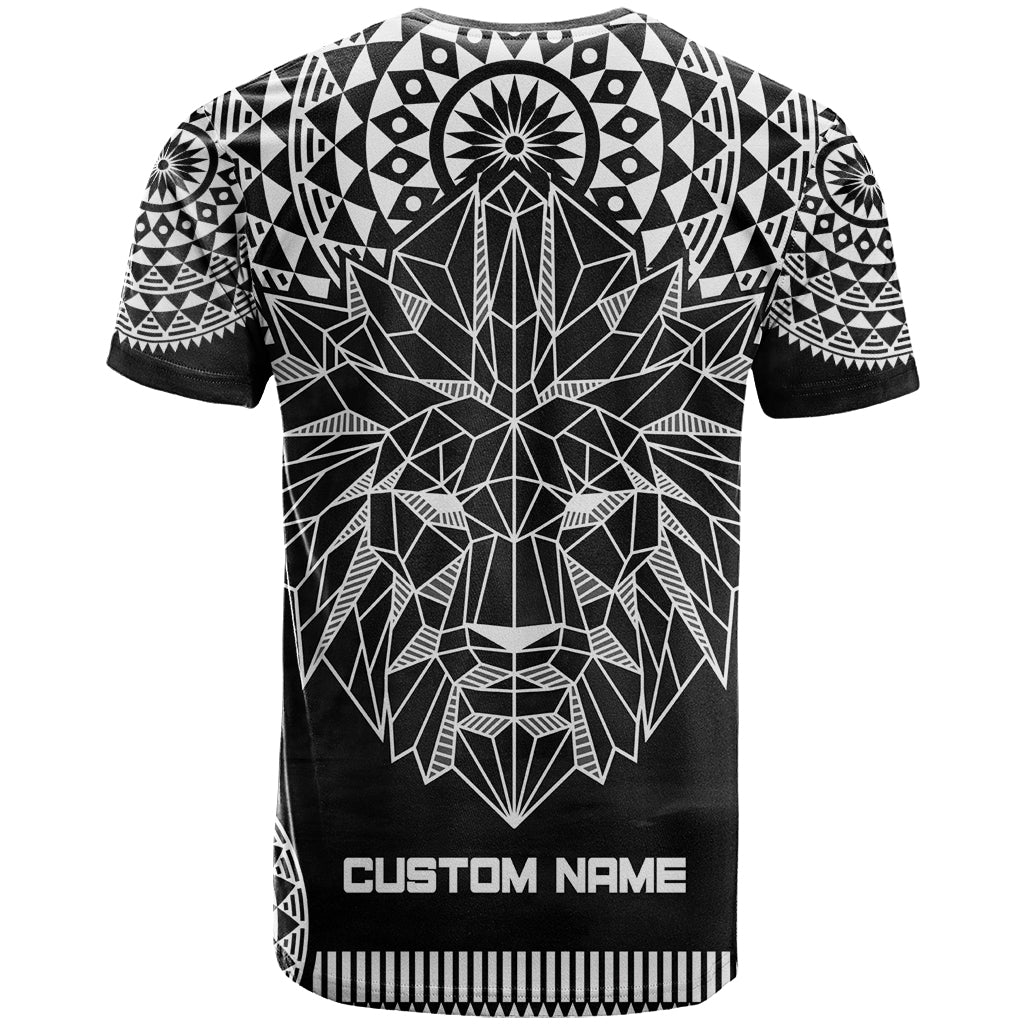 Geometric Head Lion T Shirt - Wonder Print Shop
