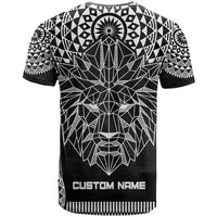 Geometric Head Lion T Shirt - Wonder Print Shop
