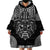 Geometric Head Lion Wearable Blanket Hoodie - Wonder Print Shop