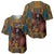 Personalized Black Girl Flora Baseball Jersey African Women - Wonder Print Shop