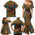 Personalized Black Girl Flora Family Matching Mermaid Dress and Hawaiian Shirt African Women - Wonder Print Shop