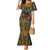 Personalized Black Girl Flora Family Matching Mermaid Dress and Hawaiian Shirt African Women - Wonder Print Shop