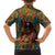 Personalized Black Girl Flora Family Matching Off Shoulder Short Dress and Hawaiian Shirt African Women - Wonder Print Shop