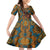 Personalized Black Girl Flora Family Matching Short Sleeve Bodycon Dress and Hawaiian Shirt African Women - Wonder Print Shop