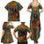 Personalized Black Girl Flora Family Matching Summer Maxi Dress and Hawaiian Shirt African Women - Wonder Print Shop