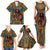 Personalized Black Girl Flora Family Matching Tank Maxi Dress and Hawaiian Shirt African Women - Wonder Print Shop