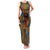 Personalized Black Girl Flora Family Matching Tank Maxi Dress and Hawaiian Shirt African Women - Wonder Print Shop