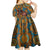 Personalized Black Girl Flora Kid Short Sleeve Dress African Women - Wonder Print Shop