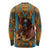 Personalized Black Girl Flora Long Sleeve Shirt African Women - Wonder Print Shop