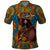 Personalized Black Girl Flora Polo Shirt African Women - Wonder Print Shop