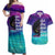 Black Strong Women Blessed Educated Couples Matching Off Shoulder Maxi Dress and Hawaiian Shirt African Girl - Wonder Print Shop