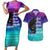 Black Strong Women Blessed Educated Couples Matching Short Sleeve Bodycon Dress and Hawaiian Shirt African Girl - Wonder Print Shop