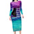 Black Strong Women Blessed Educated Family Matching Long Sleeve Bodycon Dress and Hawaiian Shirt African Girl - Wonder Print Shop
