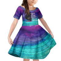 Black Strong Women Blessed Educated Family Matching Mermaid Dress and Hawaiian Shirt African Girl - Wonder Print Shop