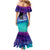 Black Strong Women Blessed Educated Family Matching Mermaid Dress and Hawaiian Shirt African Girl - Wonder Print Shop