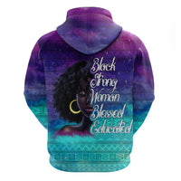 Black Strong Women Blessed Educated Hoodie African Girl - Wonder Print Shop