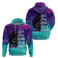 Black Strong Women Blessed Educated Hoodie African Girl - Wonder Print Shop