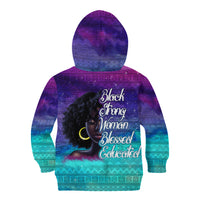 Black Strong Women Blessed Educated Kid Hoodie African Girl - Wonder Print Shop